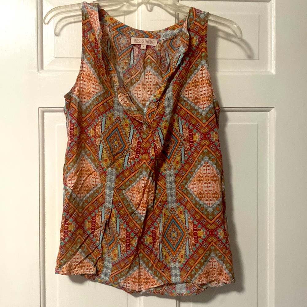 Multi color tank top